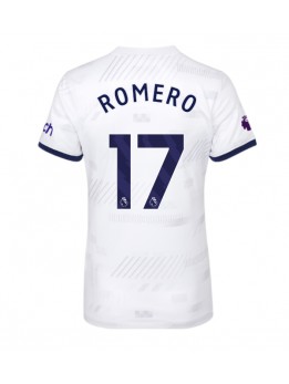 Tottenham Hotspur Cristian Romero #17 Heimtrikot für Frauen 2023-24 Kurzarm